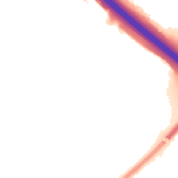 Night-time road noise heatmap for MK14 5JW