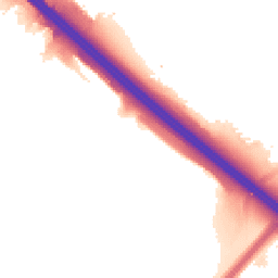 Night-time road noise heatmap for MK14 5JY