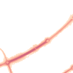 Night-time road noise heatmap for MK14 5PT