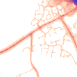 Daytime road noise heatmap for MK14 5PZ