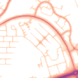 Daytime road noise heatmap for MK14 6BG