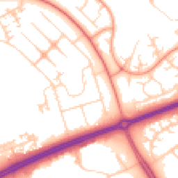 Daytime road noise heatmap for MK14 6BU
