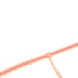 Night-time road noise heatmap for MK14 6DB