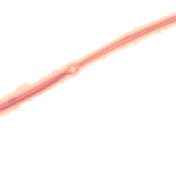 Night-time road noise heatmap for MK14 6EW