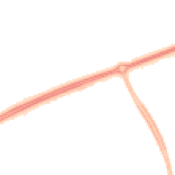 Night-time road noise heatmap for MK14 6FD