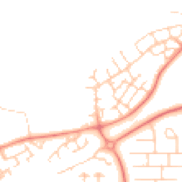 Daytime road noise heatmap for MK14 6FL