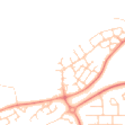 Daytime road noise heatmap for MK14 6FN