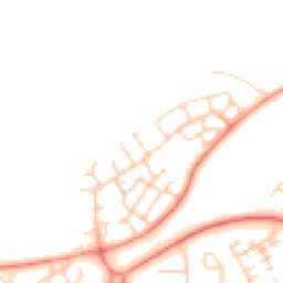 Daytime road noise heatmap for MK14 6FS