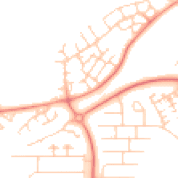 Daytime road noise heatmap for MK14 6FT