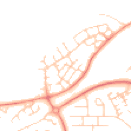 Daytime road noise heatmap for MK14 6FX