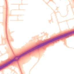 Daytime road noise heatmap for MK14 6GB