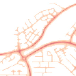 Daytime road noise heatmap for MK14 6GR