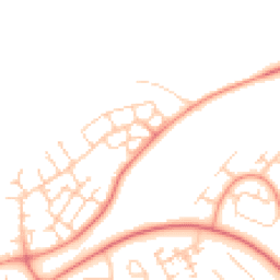 Daytime road noise heatmap for MK14 6GX