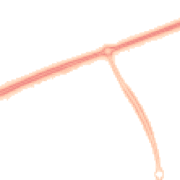 Night-time road noise heatmap for MK14 6GZ