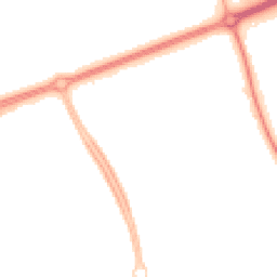 Night-time road noise heatmap for MK14 6HD