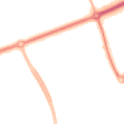 Night-time road noise heatmap for MK14 6HE