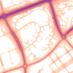 Daytime road noise heatmap for MK14 6HG