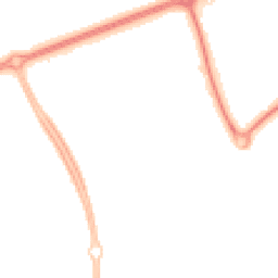 Night-time road noise heatmap for MK14 6HG