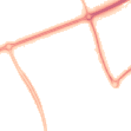 Night-time road noise heatmap for MK14 6HH
