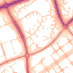 Daytime road noise heatmap for MK14 6HP
