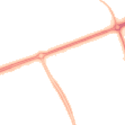 Night-time road noise heatmap for MK14 6HX