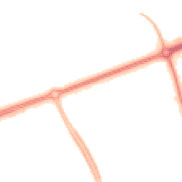 Night-time road noise heatmap for MK14 6JB