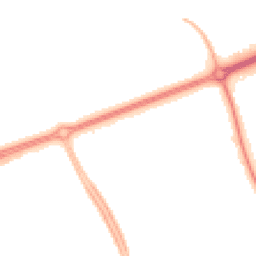 Night-time road noise heatmap for MK14 6JD
