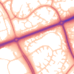 Daytime road noise heatmap for MK14 6JE