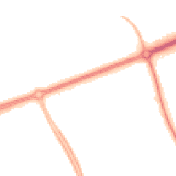 Night-time road noise heatmap for MK14 6JE