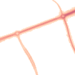 Night-time road noise heatmap for MK14 6JQ