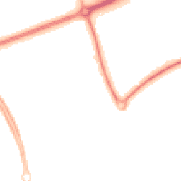 Night-time road noise heatmap for MK14 6JW