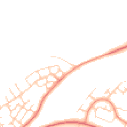 Daytime road noise heatmap for MK14 6NT