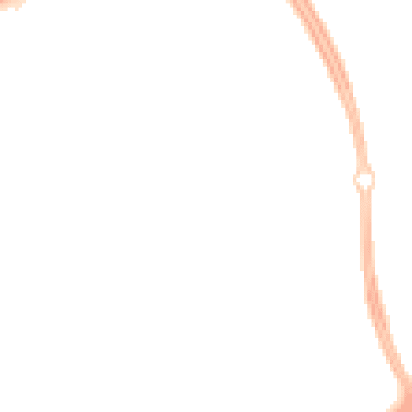 Night-time road noise heatmap for MK14 6PL