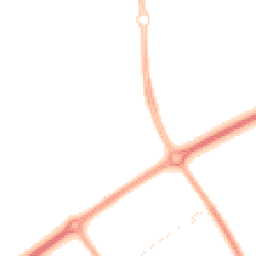 Night-time road noise heatmap for MK14 7AX