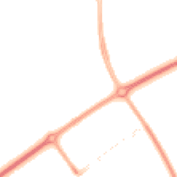 Night-time road noise heatmap for MK14 7BH