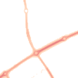 Night-time road noise heatmap for MK14 7LD