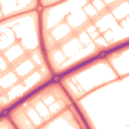 Daytime road noise heatmap for MK14 7LH