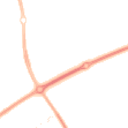 Night-time road noise heatmap for MK14 7LJ