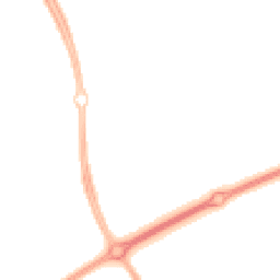 Night-time road noise heatmap for MK14 7LR