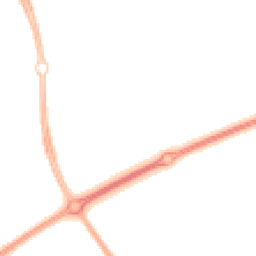 Night-time road noise heatmap for MK14 7LT