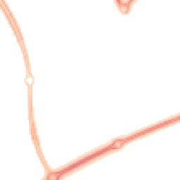 Night-time road noise heatmap for MK14 7LX