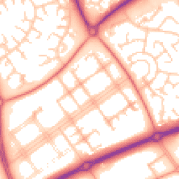 Daytime road noise heatmap for MK14 7PJ
