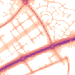 Daytime road noise heatmap for MK14 7QT