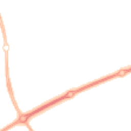 Night-time road noise heatmap for MK14 7RA
