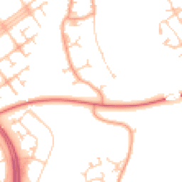 Daytime road noise heatmap for MK15 0AF