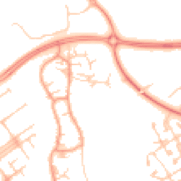 Daytime road noise heatmap for MK15 0AL