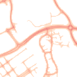 Daytime road noise heatmap for MK15 0AX