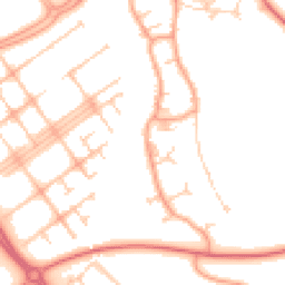 Daytime road noise heatmap for MK15 0AY