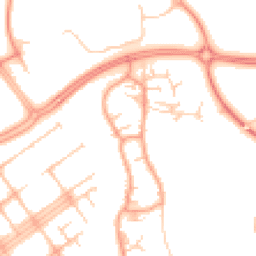 Daytime road noise heatmap for MK15 0BB
