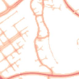 Daytime road noise heatmap for MK15 0BH